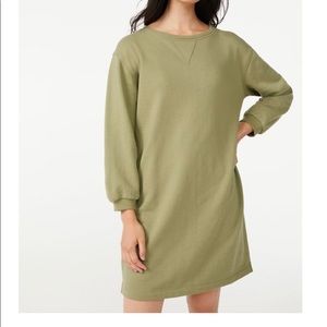 Free Assembly Women's Sweatshirt Dress Sz M